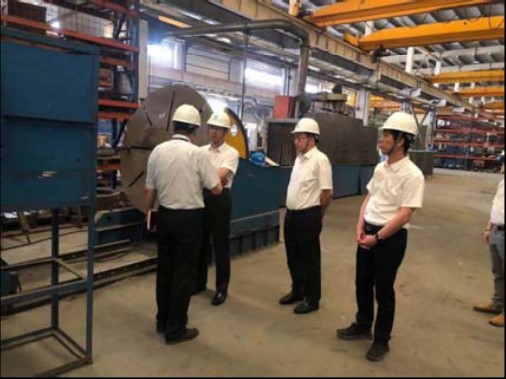 國家石油天然氣管網(wǎng)集團建設(shè)項目管理分公司一行蒞臨上海自儀電氣閥門公司調(diào)研