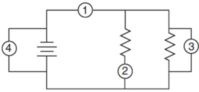 電流表正確連接以測量流過電路的電流